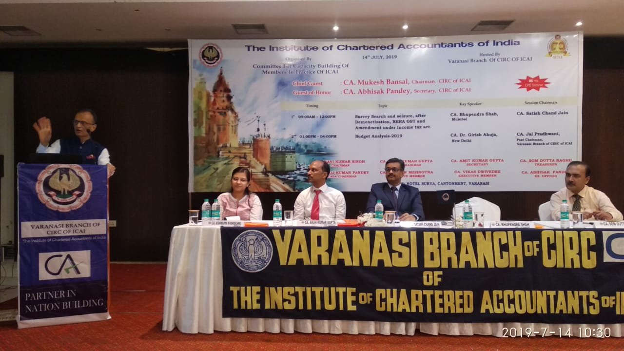 CHARTERED ACCOUNTANTBUDGET SEMINAR