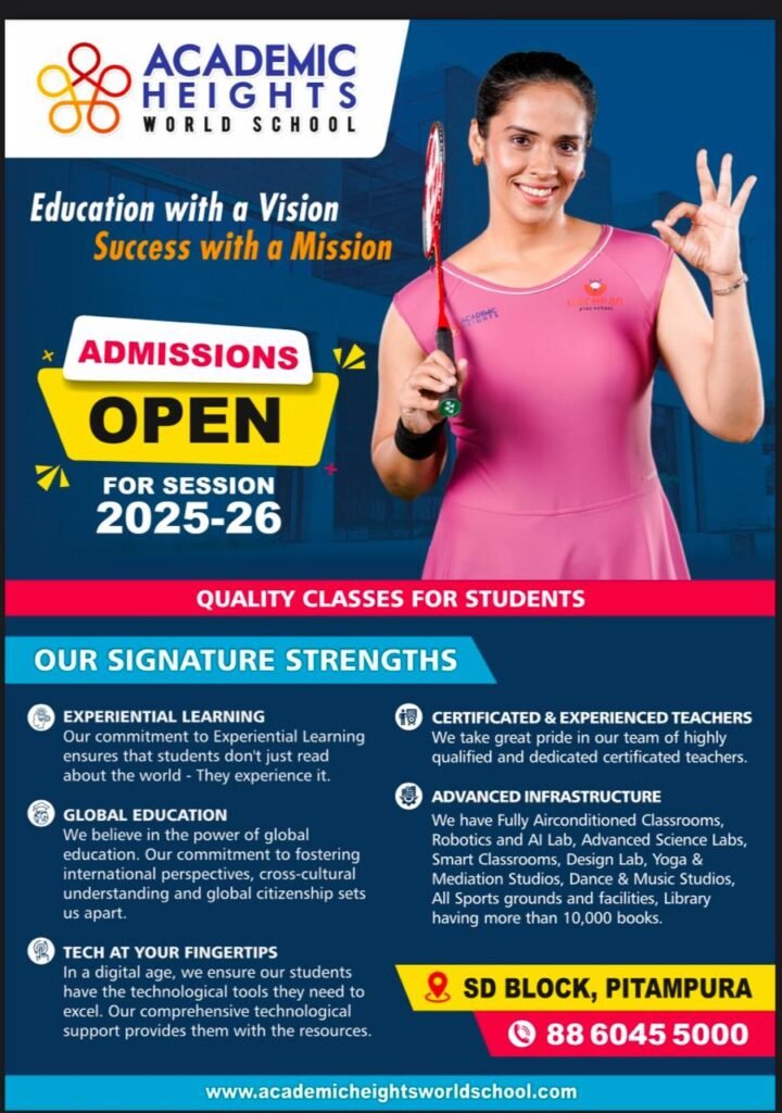 *Academic Heights World School: Shaping Lives Through Experiential Learning*  

