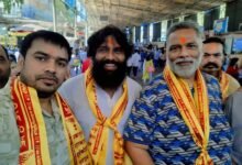 MP Pappu Yadav ji along with Bhojpuri actor Pappu Yadav visited Shri Siddhivinayak Temple, Mumbai